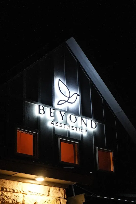 Beyond Aesthetics Logo on Office